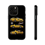 Yellow IROC-Z Camaro Triple View Tough Phone Case Cover Gift