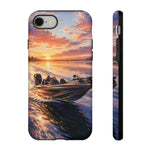 Sunset Bass Fishing Boat phone case | Tough Cover