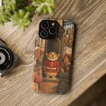 Corgi Royal Guard phone case | Cute British corgi soldier illustration