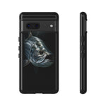 Tarpon Fishing Phone Case, Saltwater Portrait Black Cover, Gift