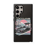 R34 Skyline GT-R Sakura Mountain JDM Tough Phone Case Gift