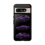Purple R33 Skyline GTR JDM Sports Car Phone Case Tough Multi View