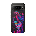 Neon Parrot Cocktails phone case | Tough Cases