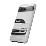 White NSX Phone Case, Retro 90s JDM Supercar Cover, Gift for Car Lovers