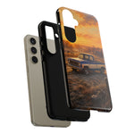 73 Chevy C10 Square body Truck Two-Tone Sunrise Tough Phone Case