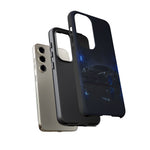 Neon Blue Sports Car C8 Phone Case | Tough Cases