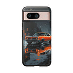 1966 GTO Orange Rainy City Tough Phone Case Cover Gift Art
