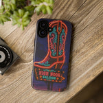 Neon Cowboy Boot phone case | High Noon Saloon design