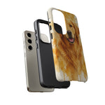 Golden Retriever Watercolor Art Tough Phone Case - Dog Portrait