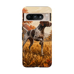 German Shorthaired Pointer Pointing Art Tough Phone Case