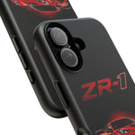 Red ZR1 C8 Phone Case for Chevy Fans, Tough Cover