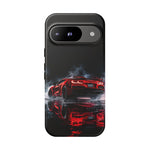 Z06 C8 Phone Case, Red Smoke Studio Reflection Cover