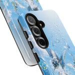 Silver Butterflies Tough Case | Blue Sky Water Droplets Phone Cover