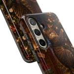 Tabby Cat on Christmas Tree phone case | Tough Case