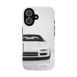 White NSX Phone Case, Retro 90s JDM Supercar Cover, Gift for Car Lovers