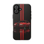 Fox Body Mustang Phone Case, Red 87 Muscle Car Stripe Studio Cover