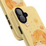Orange Tabby Loaf Kawaii Chibi Pet Cat Art Tough Phone Case