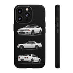 R32 Skyline Phone Case White, Three-View Vector Cover, Gift GTR Fans
