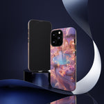 Floating Pool Deck Phone Case, Pastel Cloud 3D Render Cover