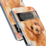 Miniature Poodle Whimsical Watercolor Art Tough Phone Case