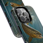 Brown Trout Streamer Phone Case Freshwater Fishing Gift for Anglers