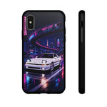 Supra Mk3 Turbo Night Tough Phone Case| Vaporwave 80s Racing Skyline
