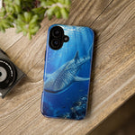 Whale Shark Phone Case, Sunlit Spotted Pattern Cover