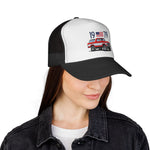 1979 Ford Bronco Trucker Cap Hat | Classic 4x4 USA Flag Off Road Mesh Snapback