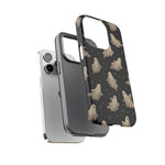 Vintage Ghost Pattern phone case | Halloween spooky stars design