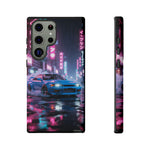 Skyline GT-R Tokyo Rain JDM Night Art Tough Phone Case