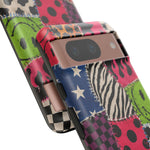 Colorful Patchwork Punk Tough Phone Case