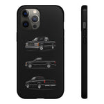 Black Silverado Classic Pickup Tough Phone Case for Chevy Truck Fans