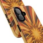 Gold Starburst 70s Retro Art Tough Phone Case