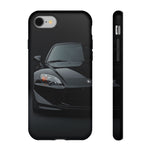 Black S2000 Low-Key Minimal Tough Phone Case for JDM Fans
