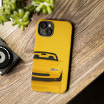 Yellow Miata Phone Case, NA Roadster 90s JDM Legend Cover