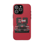 1969 Z28 Red Front View Muscle Car Tough Phone Case