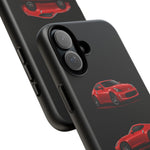 Red 370Z Sports Coupe Tough Phone Case for JDM Enthusiasts