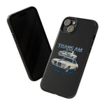 1969 Trans Am White Blue Stripe Tough Phone Case Cover Gift
