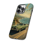 Vintage Olds 442 Convertible Coastal Drive phone case