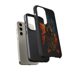 Doberman Bandana Portrait Tough Phone Case - Color Splash