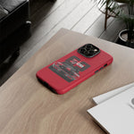 1969 Z28 Red Front View Muscle Car Tough Phone Case