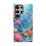Underwater Coral Reef Phone Case | Colorful Tropical Fish Ocean Scene