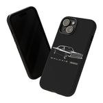 Vintage Galaxie 500 Phone Case | Classic Car Illustration, Black