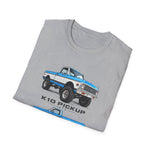 1972 Chevy K10 Pickup Truck T-Shirt | Vintage Auto Illustration Tee