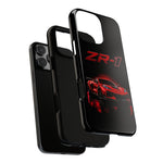 Red ZR1 C8 Phone Case for Chevy Fans, Tough Cover