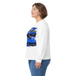 Blue 2019 ZR1 Sports Car illustration Long Sleeve Tee | Racing Graphic