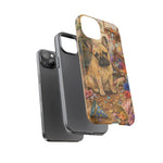 Guilty French Bulldog Phone Case, Confetti Watercolor Cover