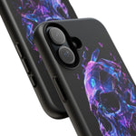 Holographic Skull Phone Case, Shattered Glass Iridescent Cover