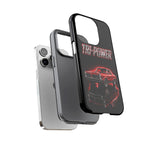 Tri-Power Classic Muscle Car GTO phone case | Retro Automotive Graphic