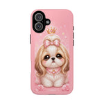 Shih Tzu Princess Kawaii Chibi Puppy Pet Dog Art Tough Phone Case